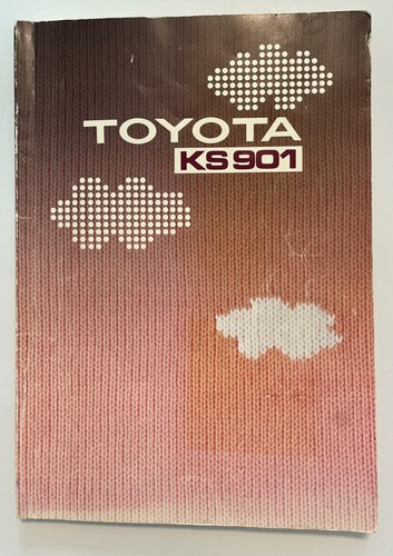 Toyota ks901 knitting machine - knitting,