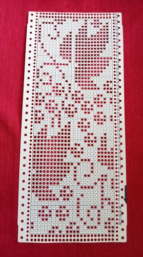 Tuta punchcard perforata - punchcard,