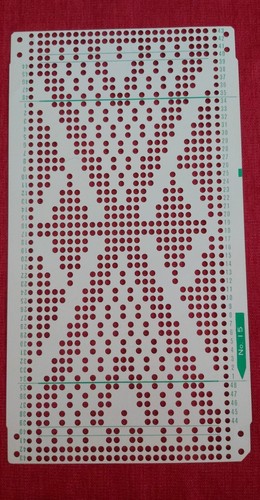 Una scheda perforata - dal, set