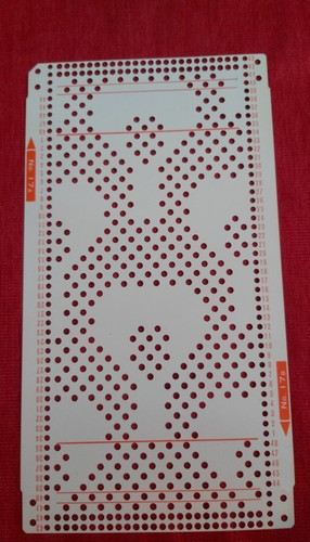 Una scheda perforata dal - , set
