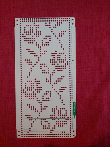 Una scheda perforata - dal, set