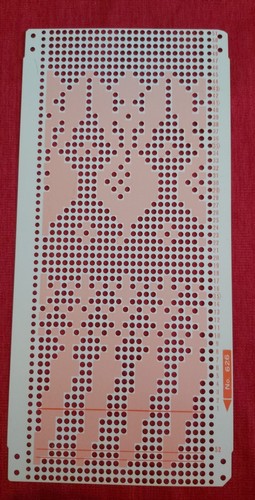 Una scheda perforata dal - , set