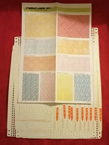 Set punchcard pizzo - pizzo, da