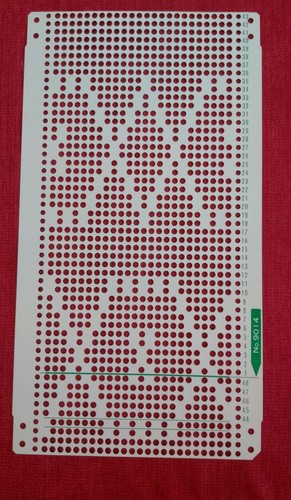 Una scheda perforata - dal, set