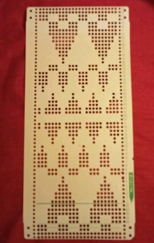 Una scheda perforata - dal, set