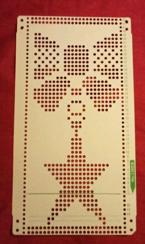 Una scheda perforata - , set